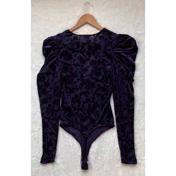 NWT Free People Magic Hour Bodysuit in Deep Sea Combo, Size Small - Picture 16 of 16